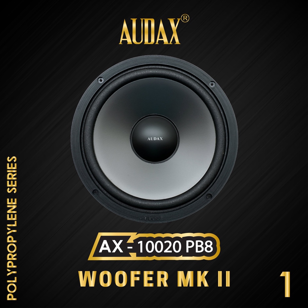 Jual Audax Speaker Pasif Ax Pb Polypropylene Series Woofer Mk Ii Shopee Indonesia