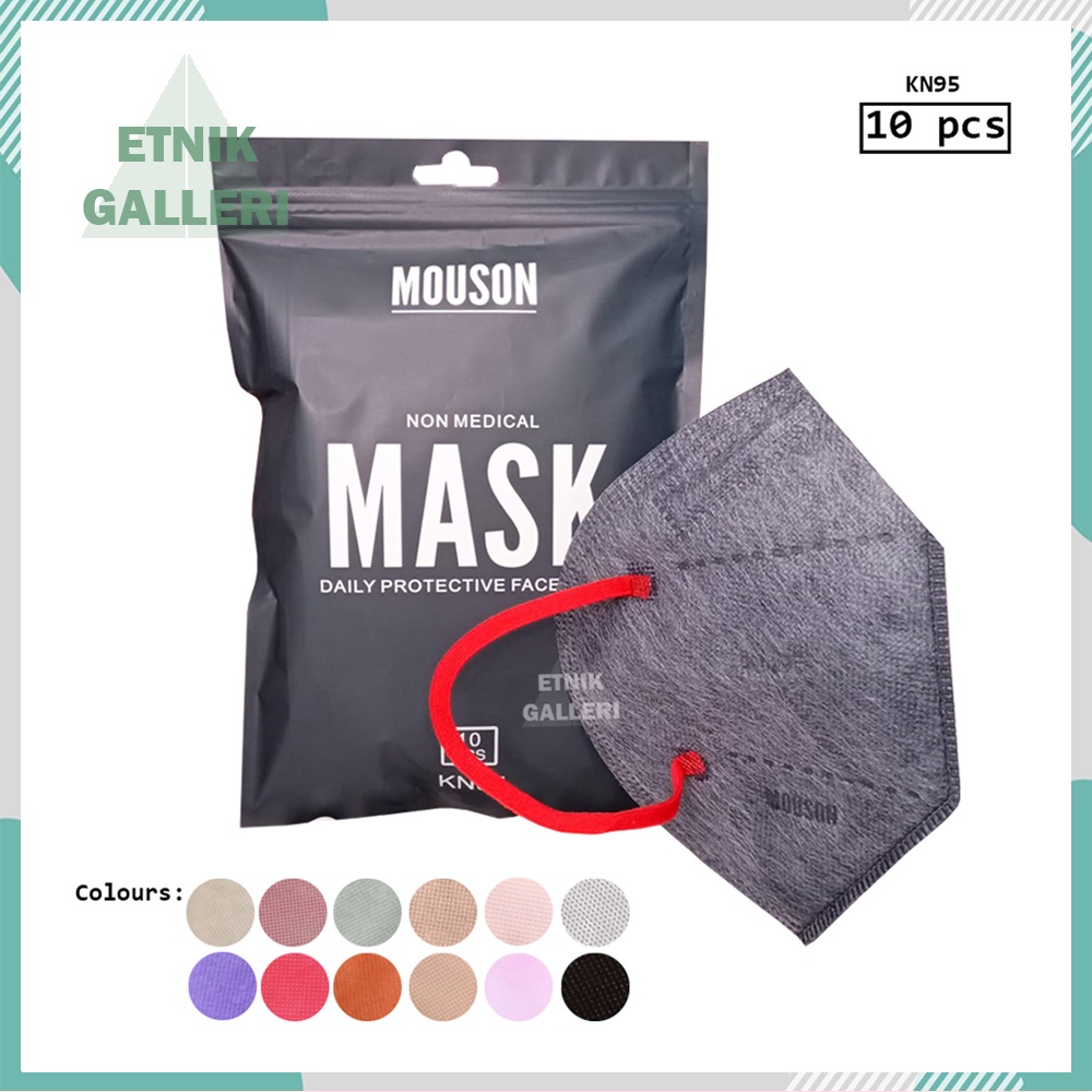 ETGA - Masker Warna KN95 KF94 Mouson Daily Protective Face Mask