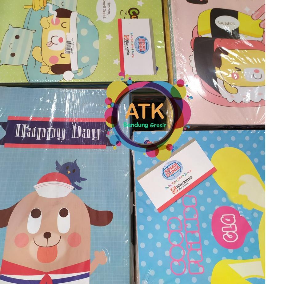 

Buku Tulis 38 Lembar SIDU, Kiky, Okey - pack (10 buku) abg New