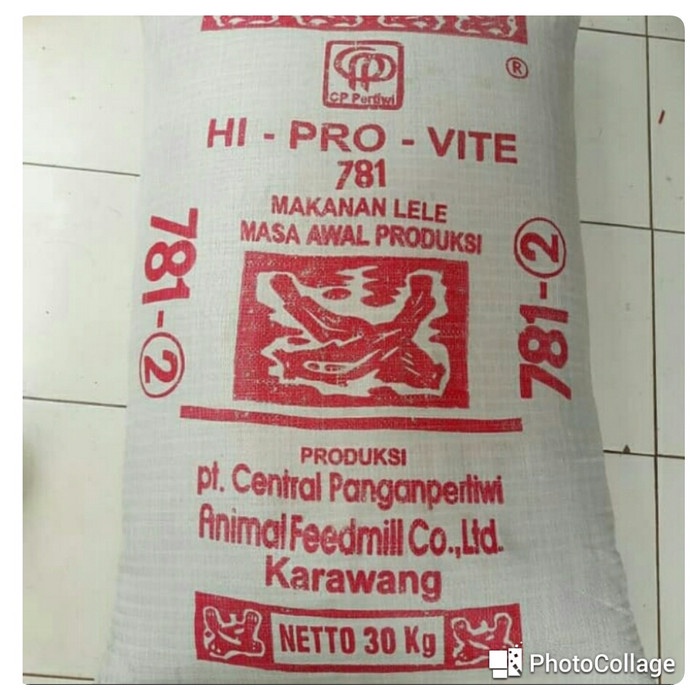 Pakan Makanan Ikan Lele Nila Gurame Pelet Hi Profit 781-2 Sak 30 Kg