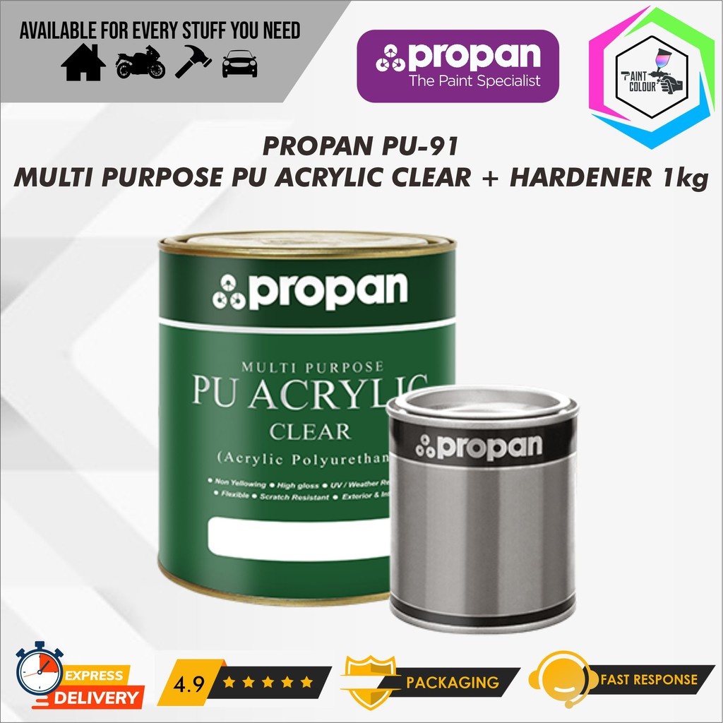 Clear Coat Multi Purpose PU Acrylic PROPAN PU-91