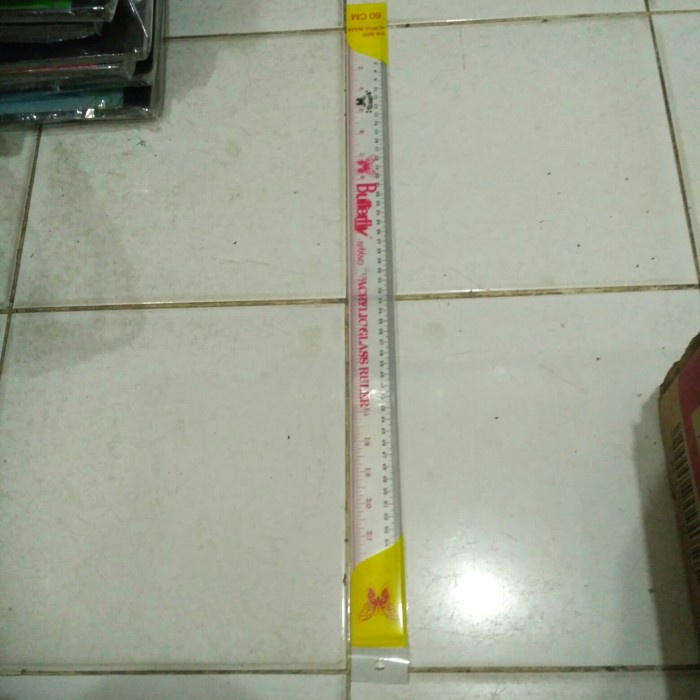

Hadir Penggaris Plastik 60 Cm Butterfly Hrg 20.000 Pc. Sale!!!