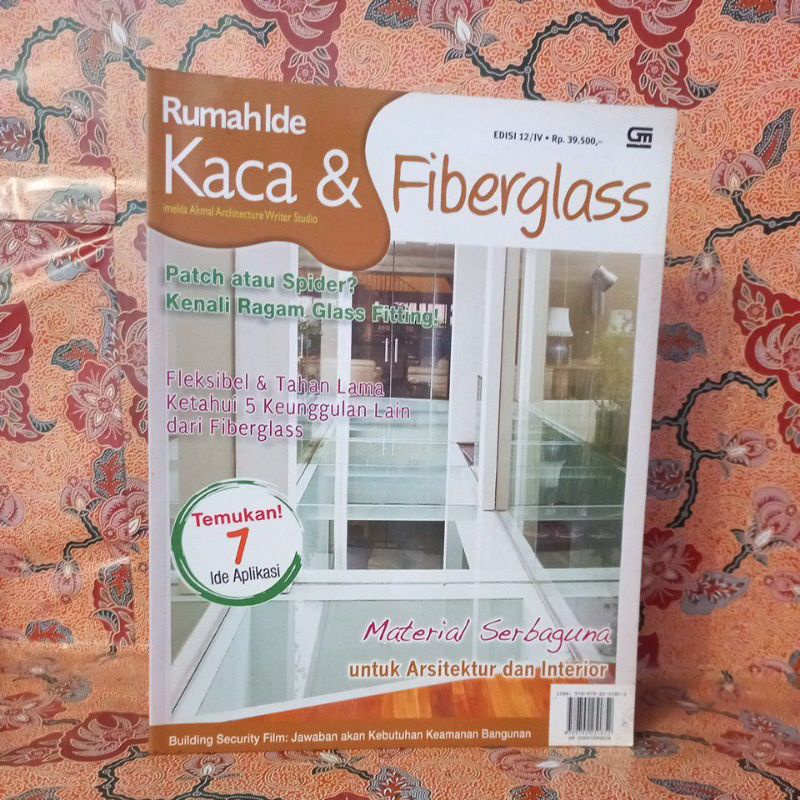 Jual Buku Arsitek Rumah Ide Kaca Fiberglass Shopee Indonesia