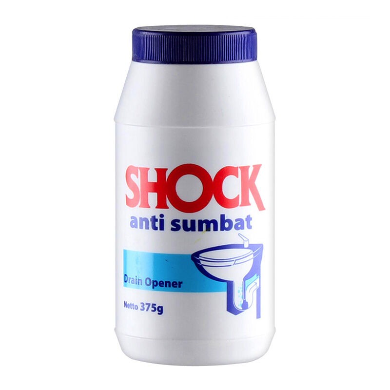 Shock Anti Sumbat Botol Anti Mampet Pembersih Saluran Pipa Pembuangan 375 Gram