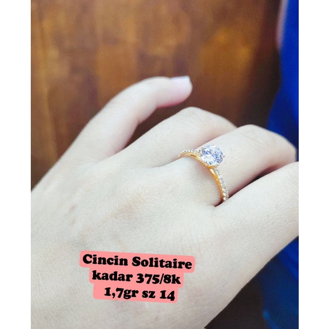 cincin Solitaire 375 mk