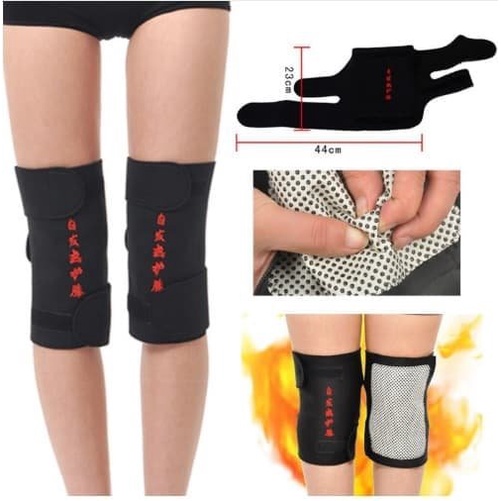 Sabuk Lutut Dengkul Terapi Pemanas Lutut Melancarkan Sirkulasi Darah Nyeri Sendi Pembengkakan Pada Lutut Magnetic Theraphy Self Heating Knee Pad Dilengkapi Dengan Batu Kecil Turmaline