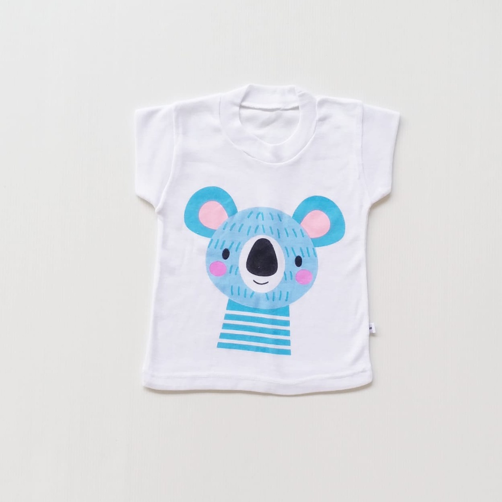 LittleAaron KAOS ONECK MOTIF ANAK kaos dalam oblong anak laki2 dan perempuan newborn-4thn