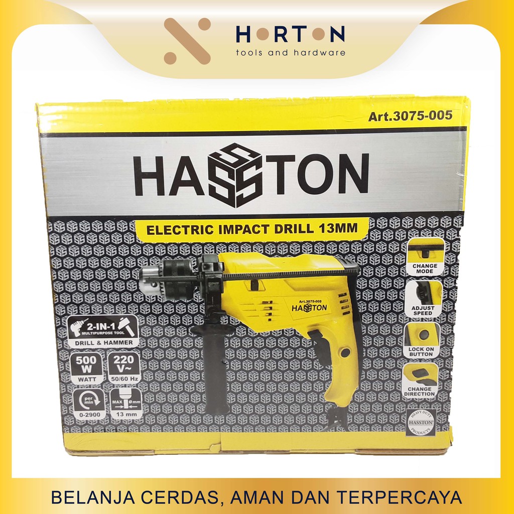 HASSTON PROHEX Bor Listrik / Mesin Bor 13mm (3075-005)