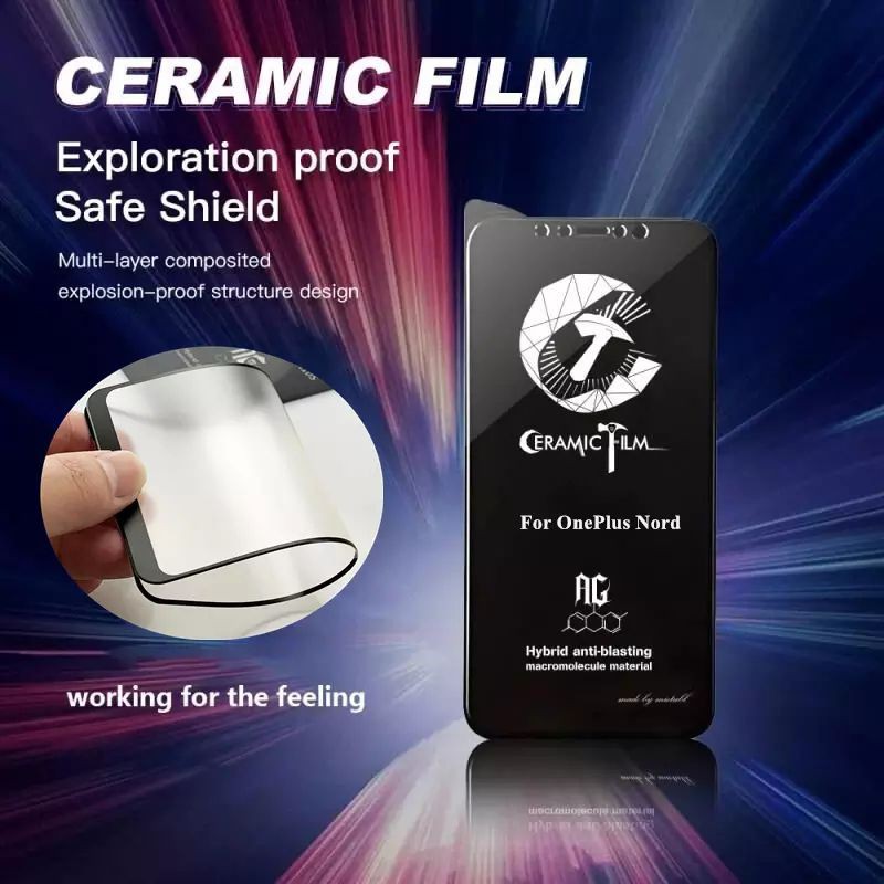 2in1- Tempered Glass TG Ceramic Anti Blue Matte Light Oppo Reno 4 Versi Indo Anti Gores Full Layar