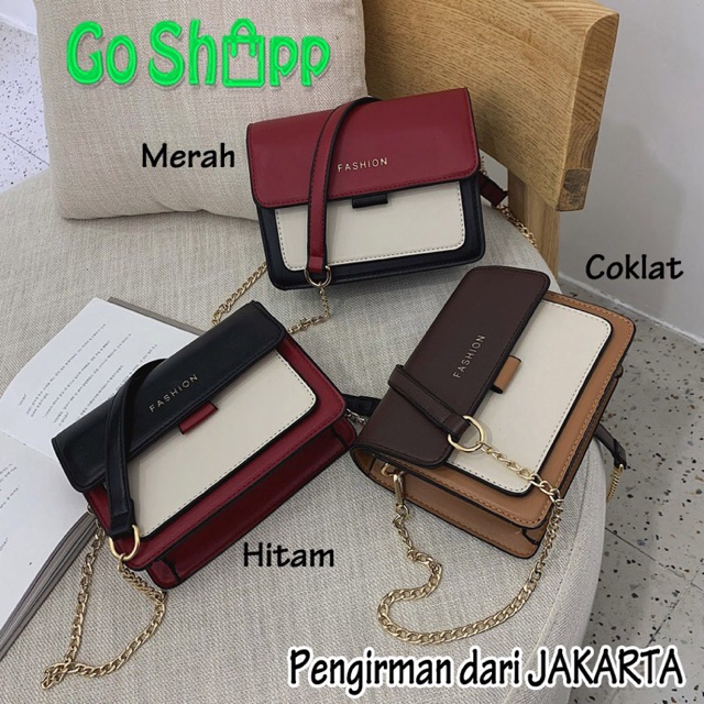 Tas Selempang Bahu Wanita Import Terbaru Fashion Korea Style Kekinian SL09