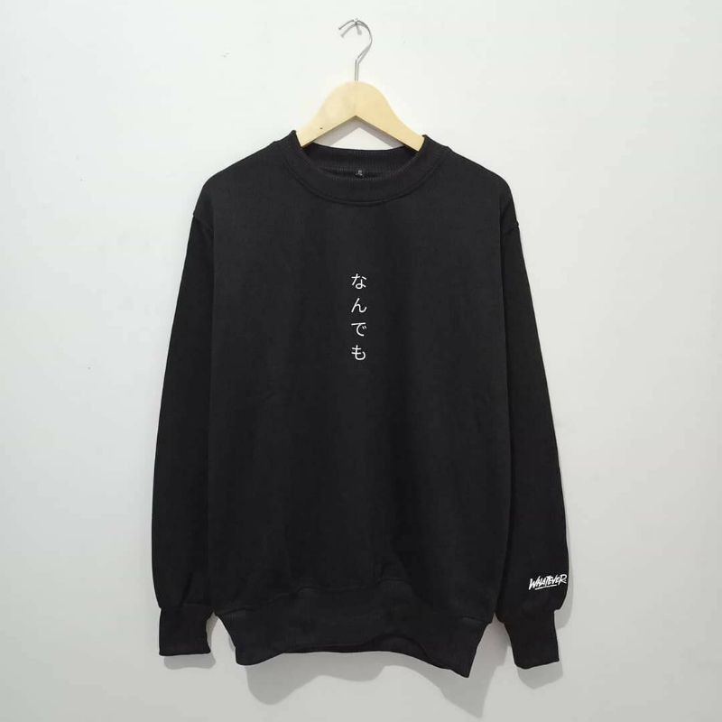 sweater kerah tanpa kupluk crewneck // sweater pria&wanita_outwear//
