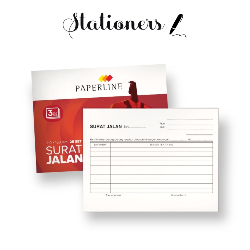 

Surat Jalan Paperline Besar 3 Ply (SJ B3 NCR)