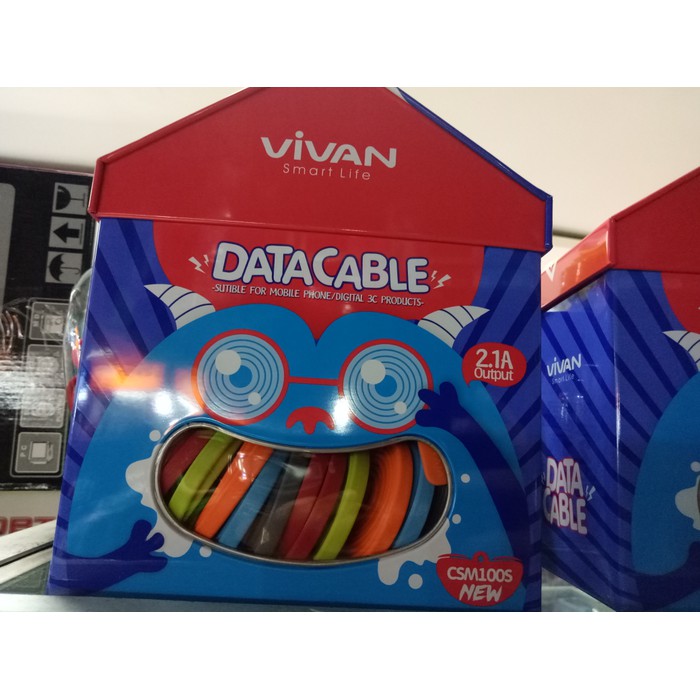 VIVAN kabel data / charge CSM100 1m MICRO USB " 1 toples isi 30 pcs "