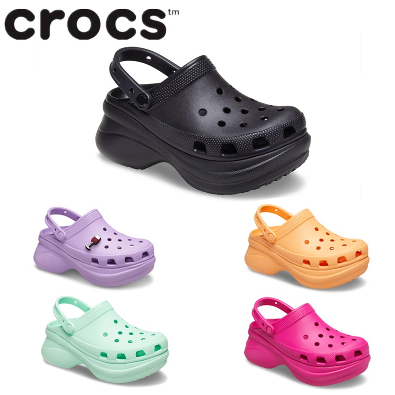 Crocs Wanita Classic Bae Clog | Platform Shoes Women's