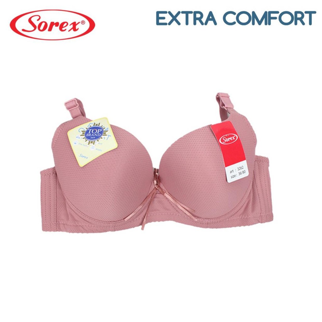 Jual Sorex Bra Extra Comfort Busa Sedang Kawat Kait 3 Setara Cup B C BH 3262 Indonesia Shopee