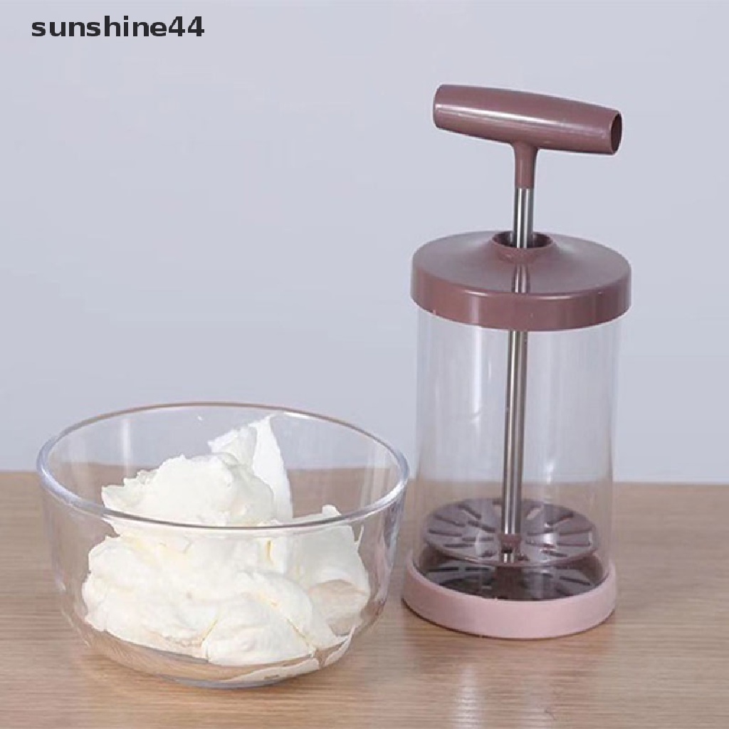 Sunshine Milk Frother / Alat Pembuat Buih Susu Manual Dengan Mesh Ganda