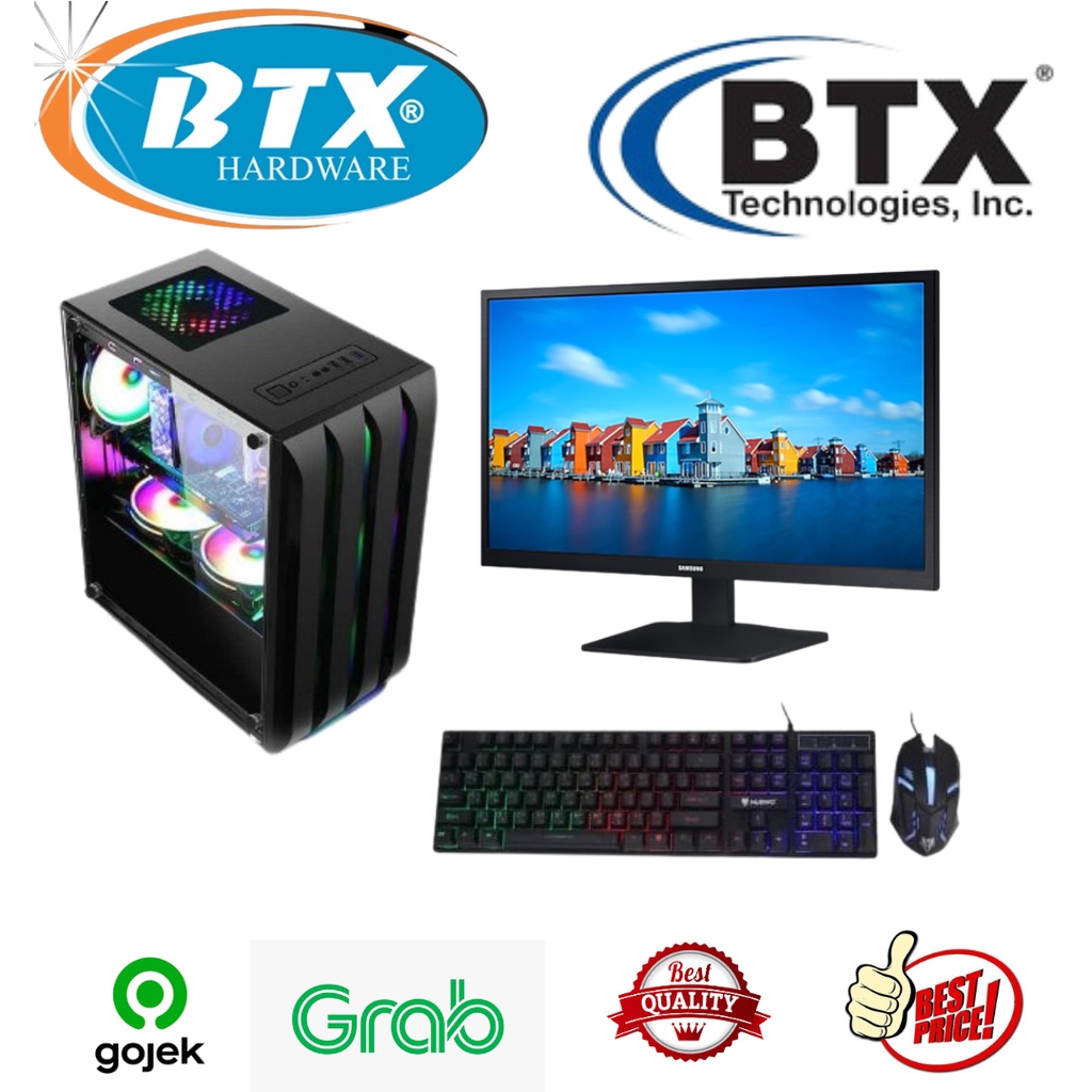 AMD RYZEN 3 3200G RAM 16GB FULLSET PC GAMING EDITING RADEON II GPX