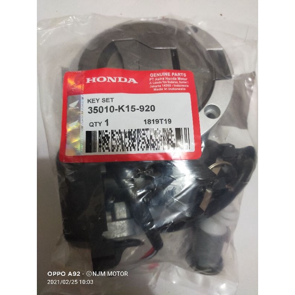 KONCI KONTAK + TUTUP TANGKI CB150R