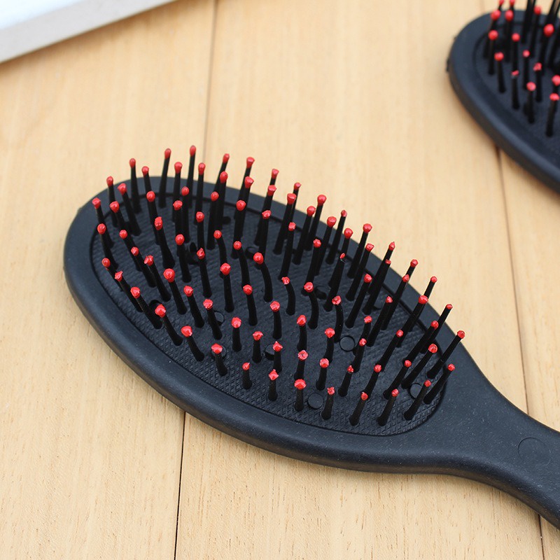 Sisir Kaca Impor Sisir Sikat untuk Rambut Rontok Anak Dewasa Bulat Sisir Anti Kusut dengan Cermin Jumbo Scalp Comb