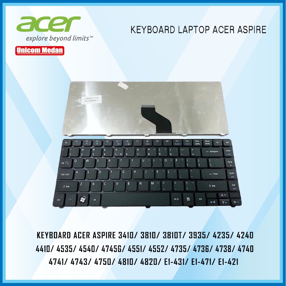 Keyboard laptop acer aspire 4750 4752 4743 4741 4740 4736 4738 4739