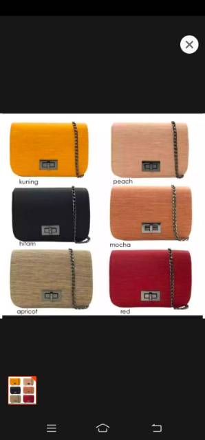 Tas Serat kwalitas Import-Slempang Mini Wanita