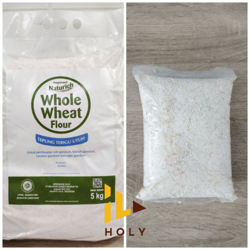 

Naturich Tepung Gandum Utuh (1kg) Repack / Naturich Whole Wheat Flour