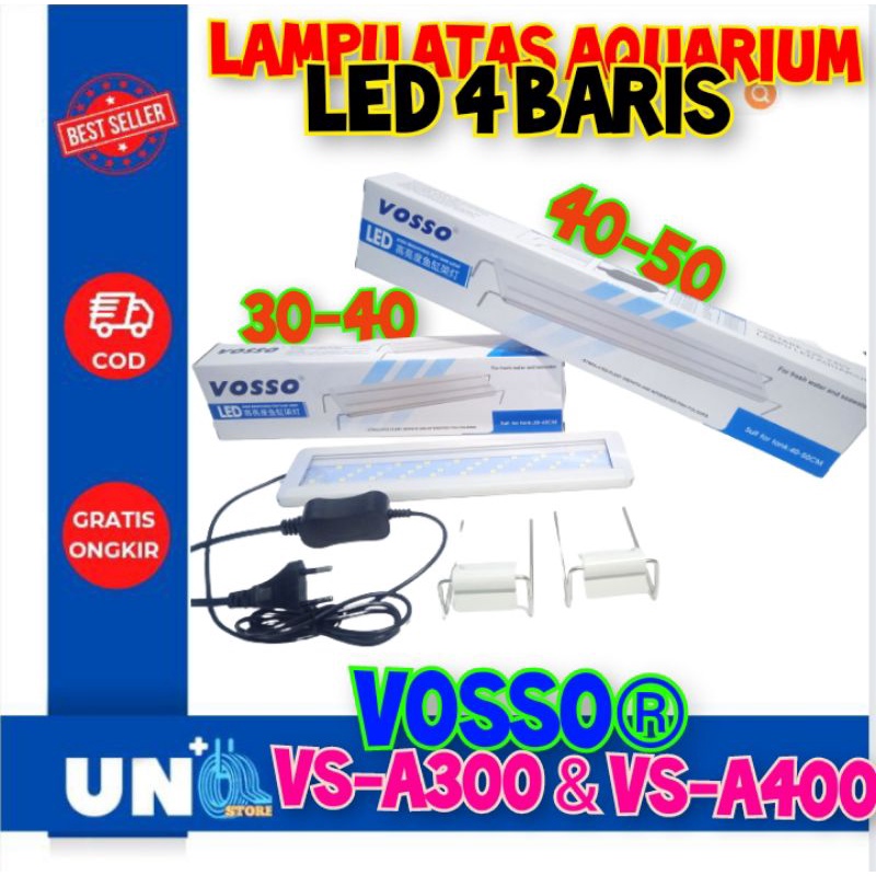 LAMPU ATAS AQUARIUM LED VS-A20CM/VS-A30CM/ VS-A40CM Murah