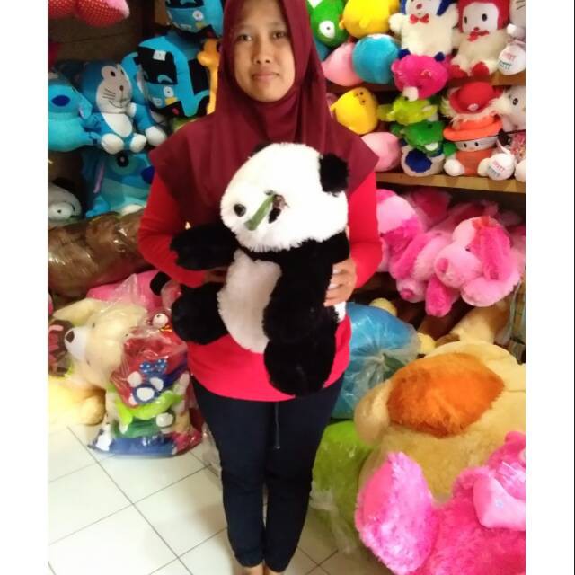 boneka Panda rumput L murah