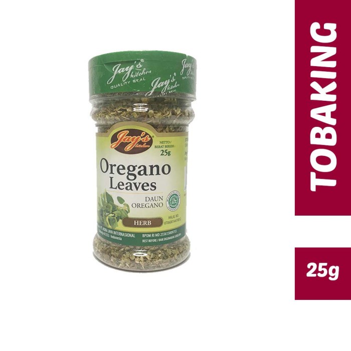 

PROMO Jay's Oregano Leaves 25g - Daun Oregano