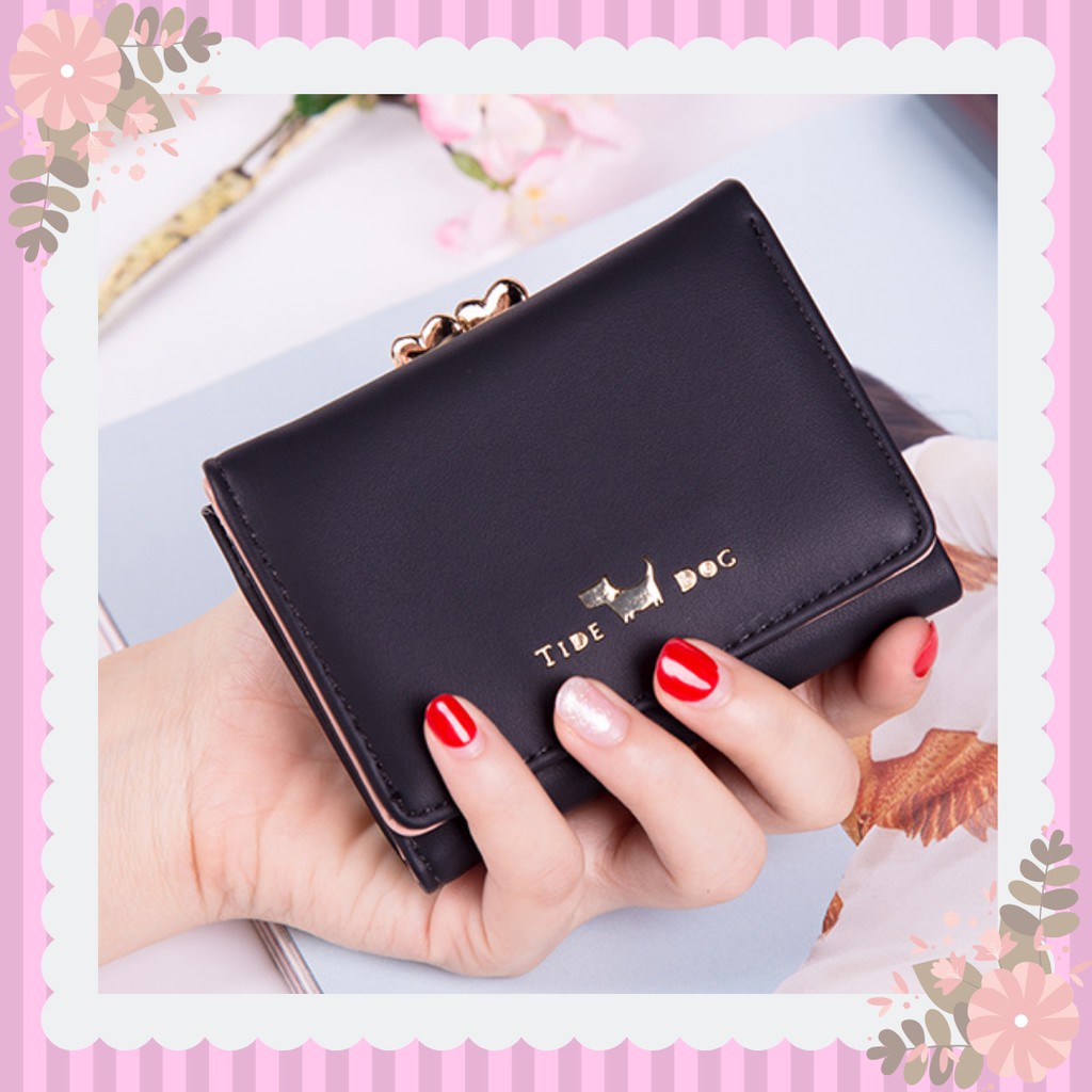 Dompet Koin Mini Lipat import wanita / Dompet murah simple kecil Lucu