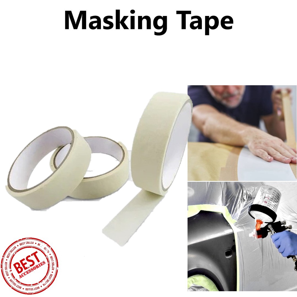 Lakban Kertas Masking Tape Selotip Kertas 1 inch 755