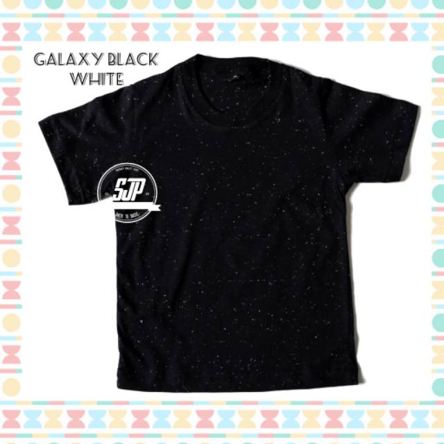 Kaos Polos Anak Lengan Pendek Cotton Galaxy by My Jivi