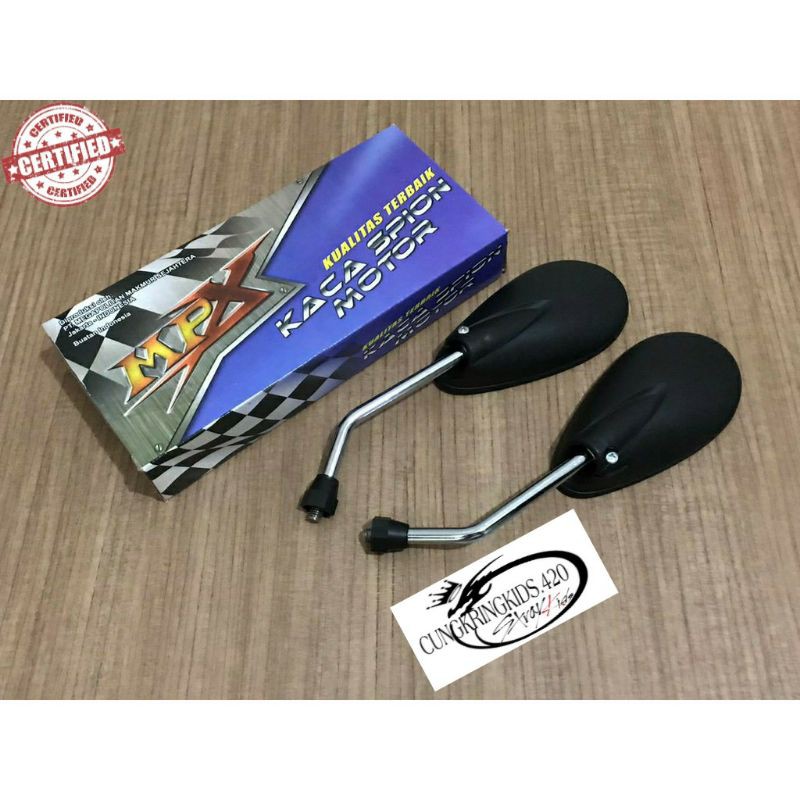 Spion standar satria fu tangkai crome drat 14