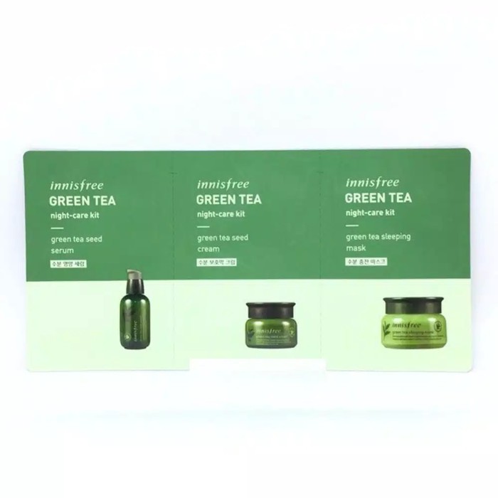innisfree Green Tea Night / day Care 3 kit ( 3pouch )
