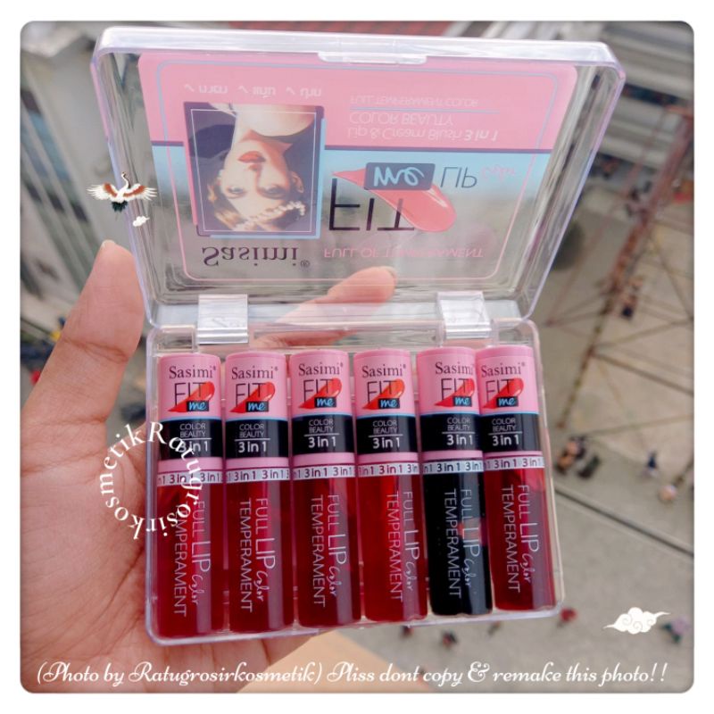 [PER 6 PCS] LIPTINT/LIP TINT SASIMI FIT ME SASIMI LIP COLOR FIT ME NO.S914