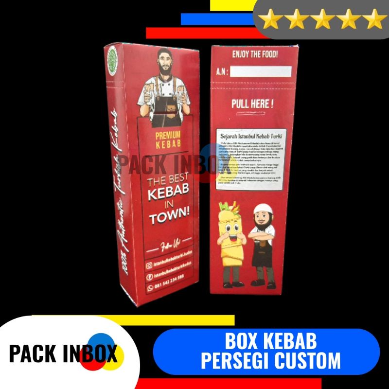 

CETAK BOX KEBAB PERSEGI CUSTOM KEMASAN KARDUS KEBAB CUSTOM
