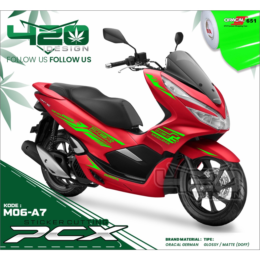 [COD] STIKER CUTING BODI PCX - CUTTING STRIPING PCX - STIKER STRIPING CUTTING PCX ALL NEW - KODE PCX