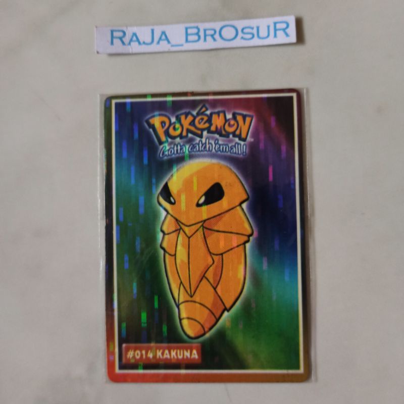 Kartu Stiker Pokemon Card Cup Cup Pop #014 KAKUNA