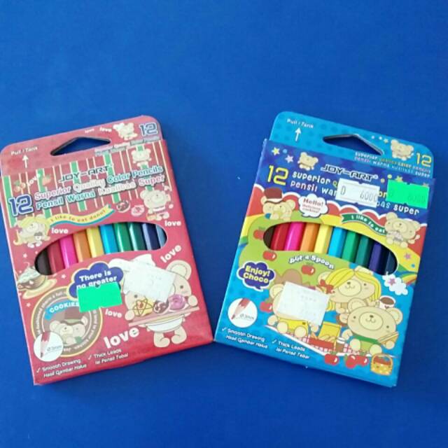 

Pensil warna joy-art mini 12 warna