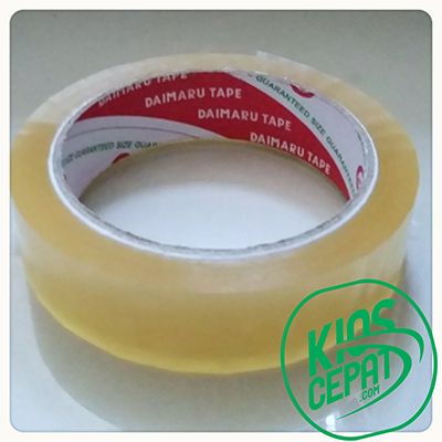 

perekat-pengikat- isolasi daimaru bening (24mm x 72yd) -pengikat-perekat.
