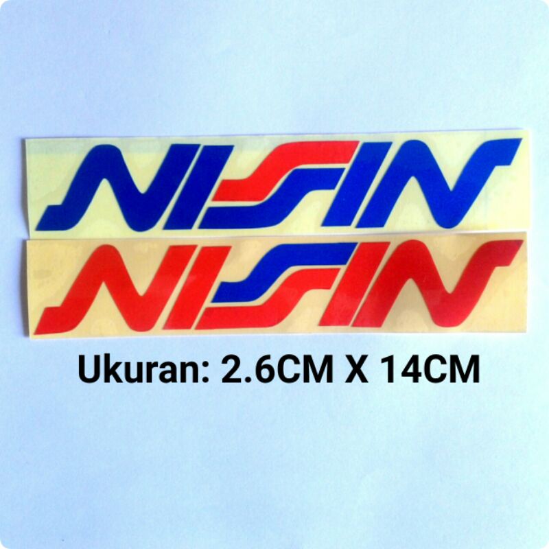 Stiker Cutting Tulisan Nissin Cutting Sticker Untuk Sticker Motor Mobil