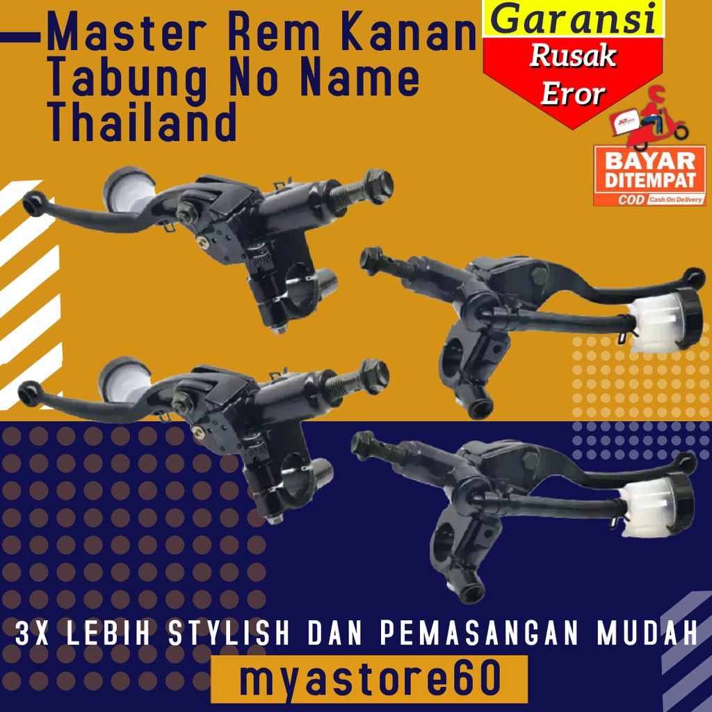 Master Rem Handbrake Hand Brake Handbreak Hand Break Kanan Tabung No Name Thailand PNP UNIVERSAL