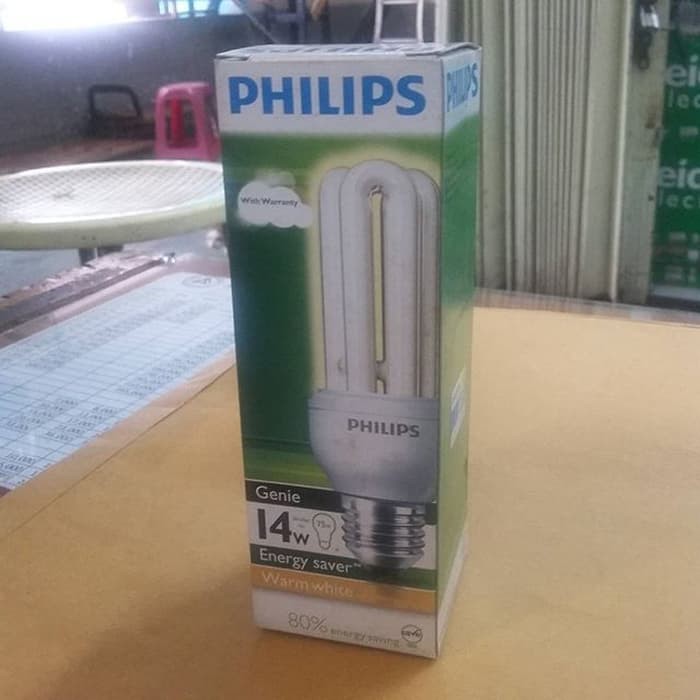 Lampu Bohlam Philips Genie 14 Watt - WWL WarmWhiteLight KUNING