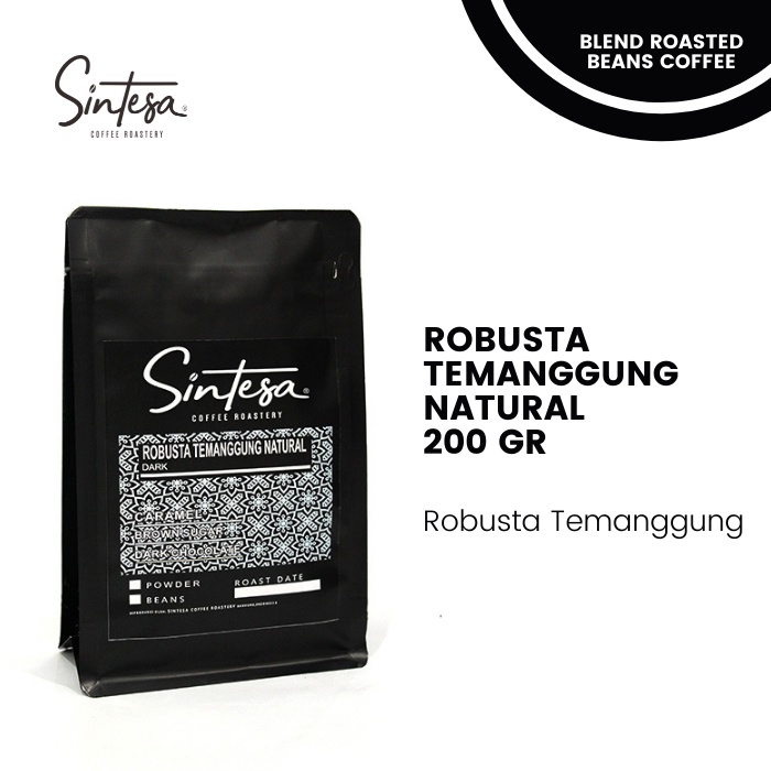 

BIJI KOPI ROBUSTA - 200 GR ES KOPI SUSU KOPI BUBUK KOPI BLEND SINTESA