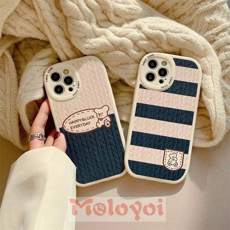 Soft Case TPU Motif Kartun Beruang Untuk Xiaomi Redmi Note 10 10s 8 9 9s 11 11s 11Pro 9pro 10pro Max POCO M3 X3Pro X3Pro 10C 9C NFC 9A 9 10 9T