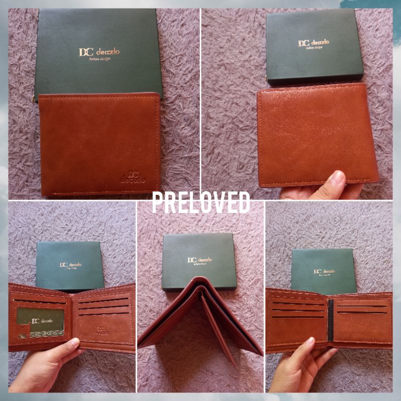 PRELOVED Dompet Kulit Pria Original DC Decarlo