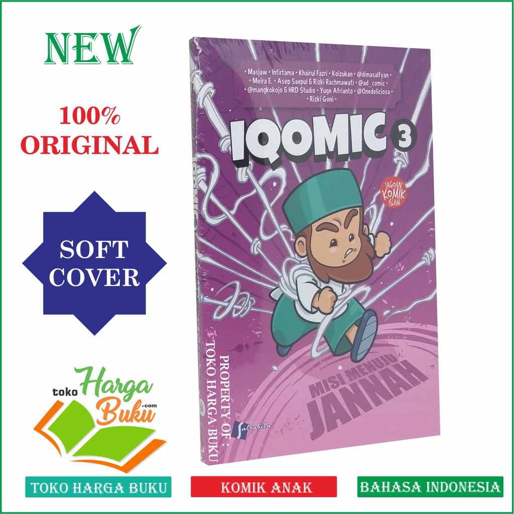 Foto IQOMIC JILID 3 Misi Menuju Jannah - Iqomik Jagoan Komik Islam SLB