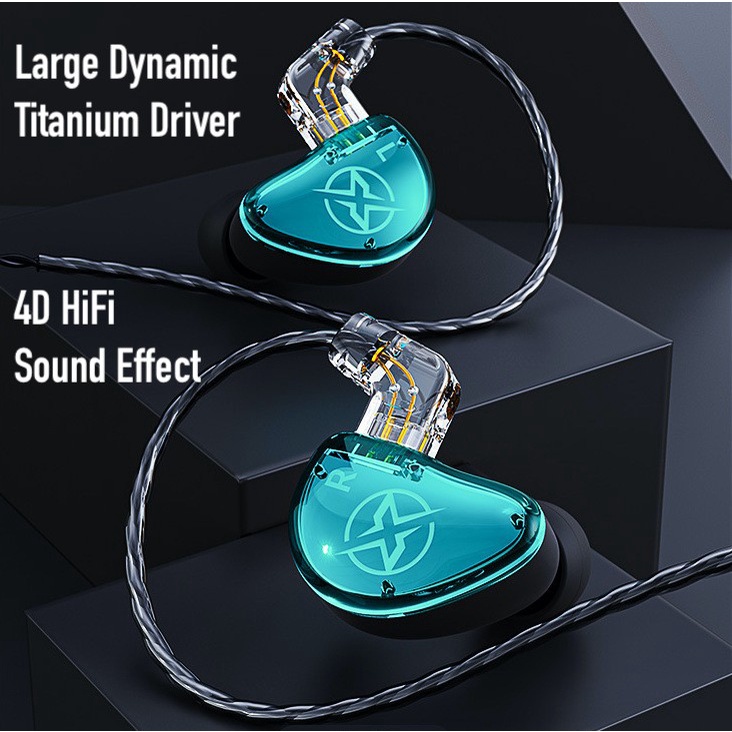 T05 Pro HiFi Headset Deep Bass Earphone Detachable Cable With Mic