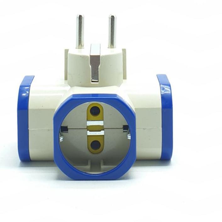 Steker T Multi 4 Lubang Dutron TRM T ARDE SNI 10A 6A Stop Kontak Paralel
