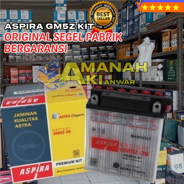AKI Basah ASPIRA GM5Z KIT / AKI MOTOR / SUZUKI: Suzuki Tornado Suzuki Shogun 110 Suzuki Smash Suzuki